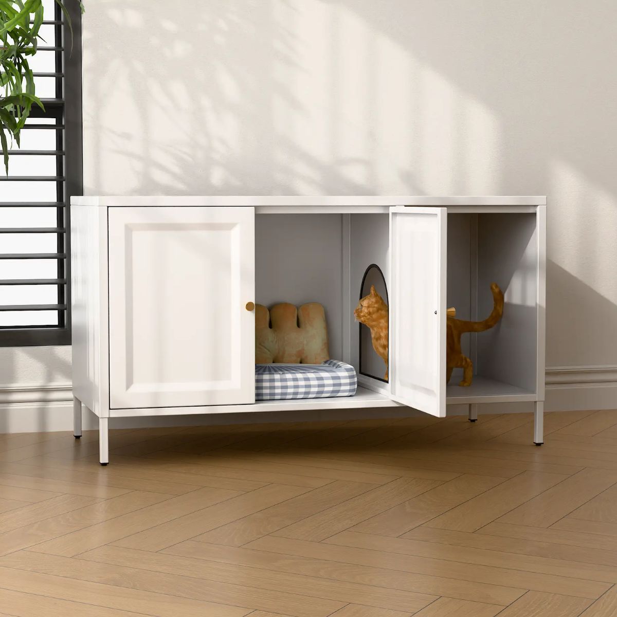 GENERICO - Casa para mascotas 2 puertas - Linea PET PC-4