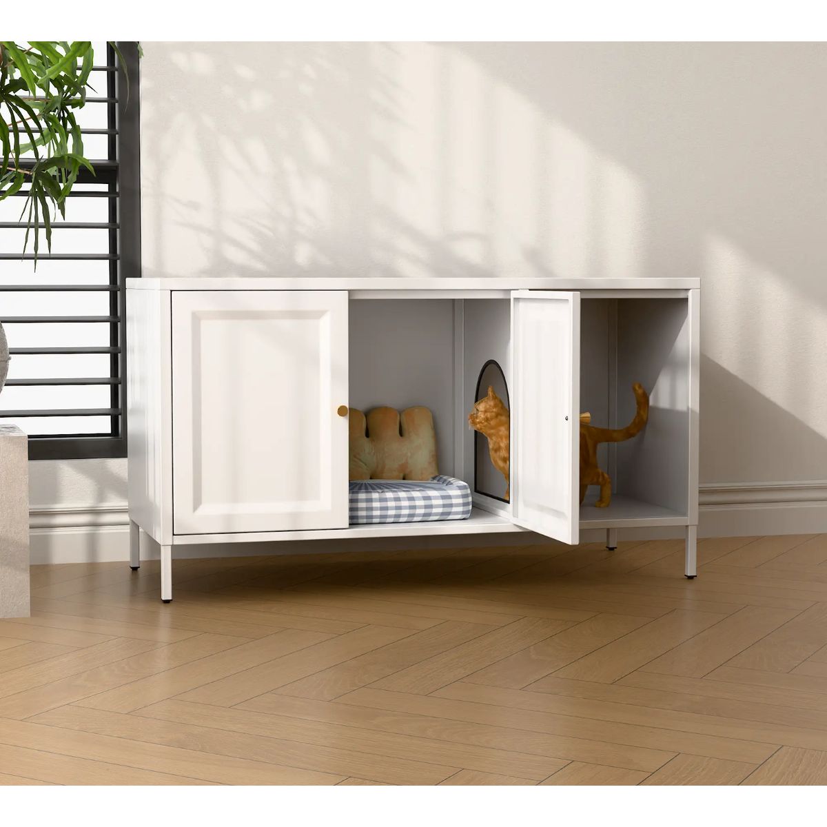 GENERICO - Casa para mascotas 2 puertas - Linea PET PC-4