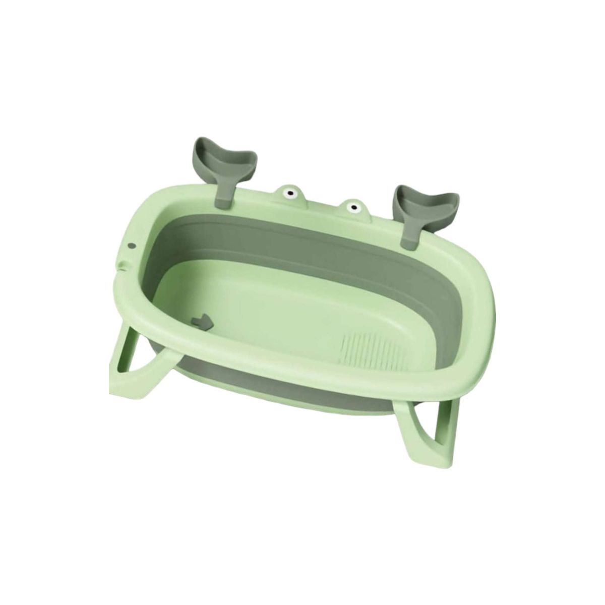 GENERICO - BAÑERA BEBE TINA PLEGABLE CANGREJO VERDE