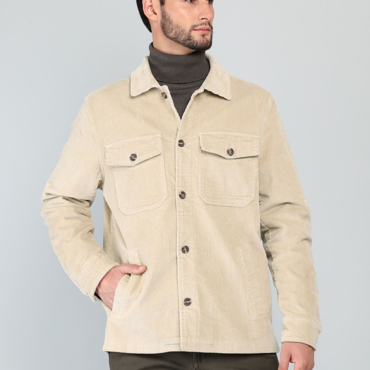ARROW - Chaqueta Cotelé Spandex Regular Fit Café Arrow ARROW