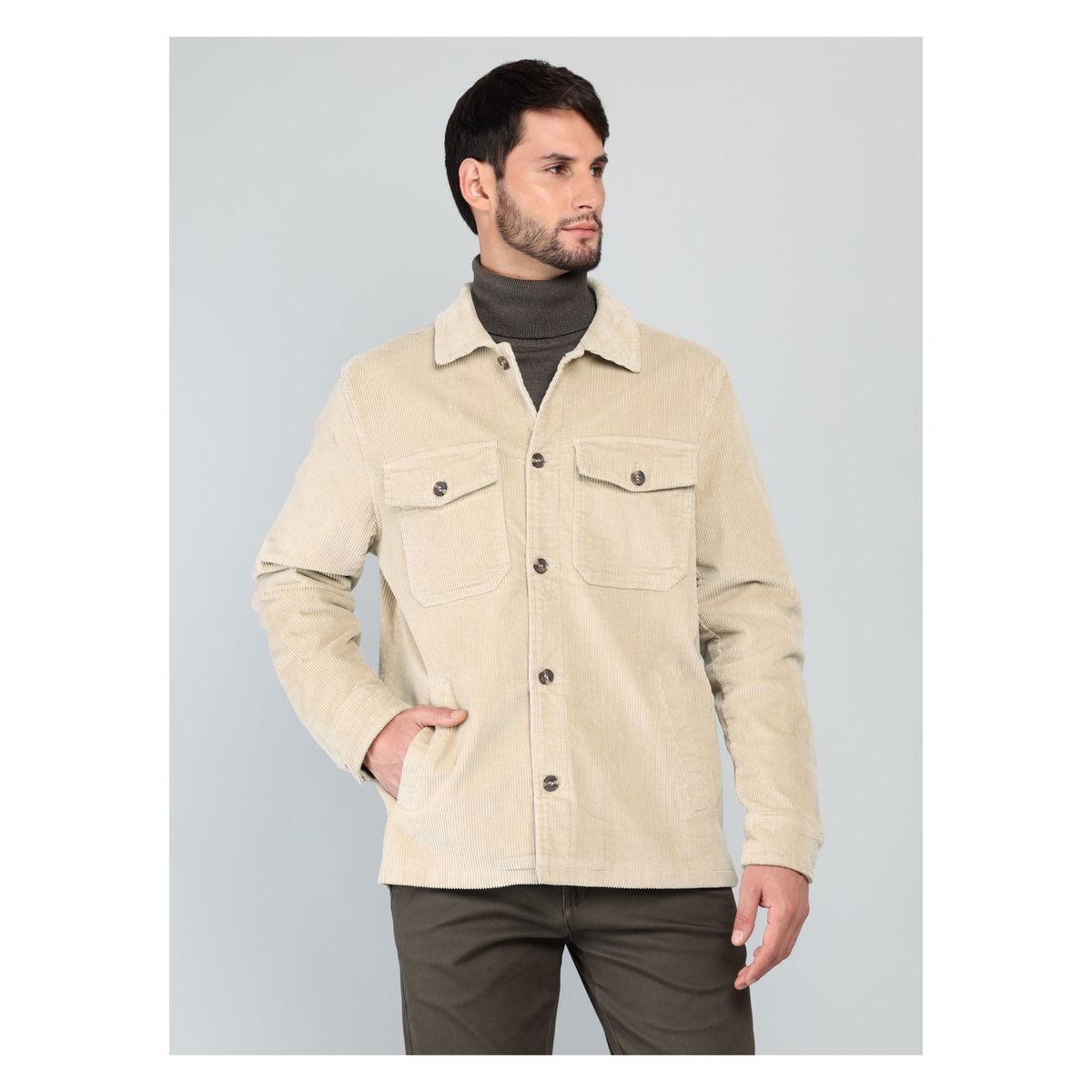 ARROW - Chaqueta Cotelé Spandex Regular Fit Café Arrow ARROW