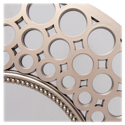 Imagen 2 del producto Espejo decorativo para colgar redondo 63 cm. Champagne