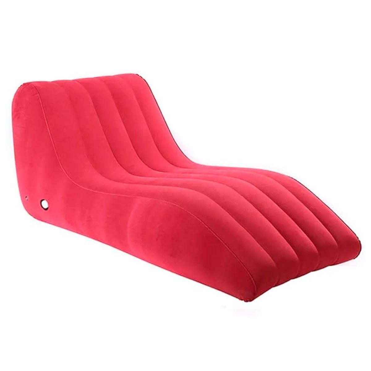 IRM - Sofa Silla Sillon Puff Inflable Cama Lounge Mueble Plegable Rojo
