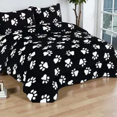 GENERICO - Cobertor De 2 Plazas Plush Liso Con Chiporro + 2 Fundas Almohada - Multicolor - 2 Plazas