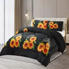 GENERICO - Cobertor De 2 Plazas Plush Liso Con Chiporro + 2 Fundas Almohada - Multicolor - 2 Plazas