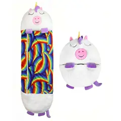 GENERICO - SACO EN FORMA DE UNICORNIO PARA DORMIR COLOR BLANCO