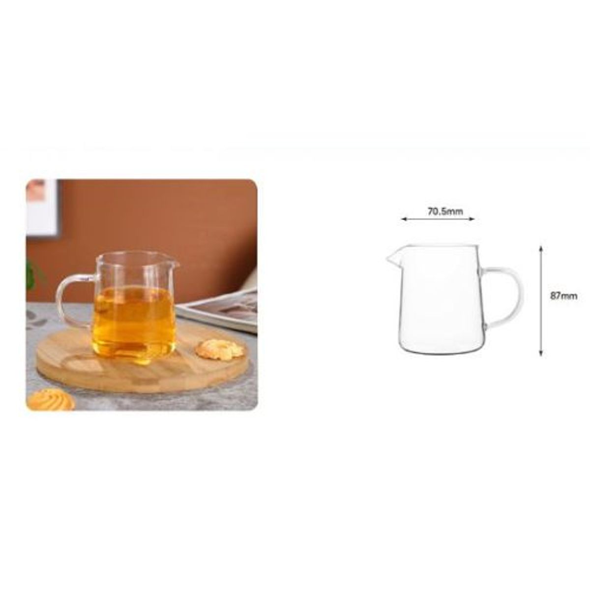 GENERICO - TAZA DE VIDRIO X6UND 320ML