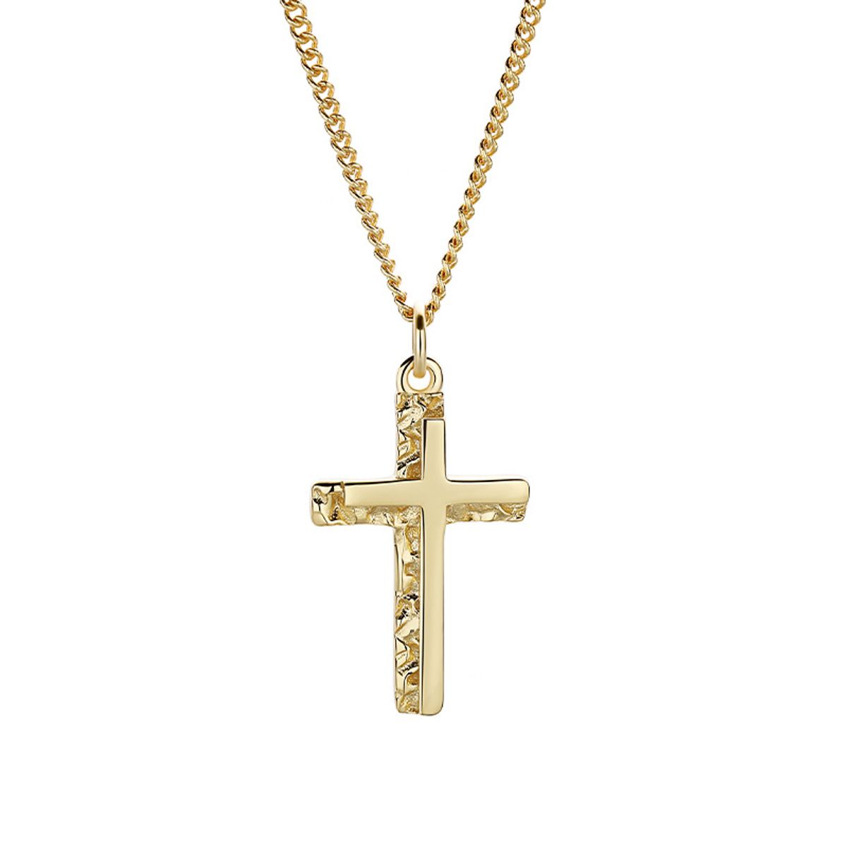 LUX JOYAS - COLLAR PLATA 925 CRUZ LISA M