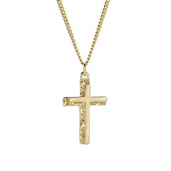 LUX JOYAS - COLLAR PLATA 925 CRUZ LISA M