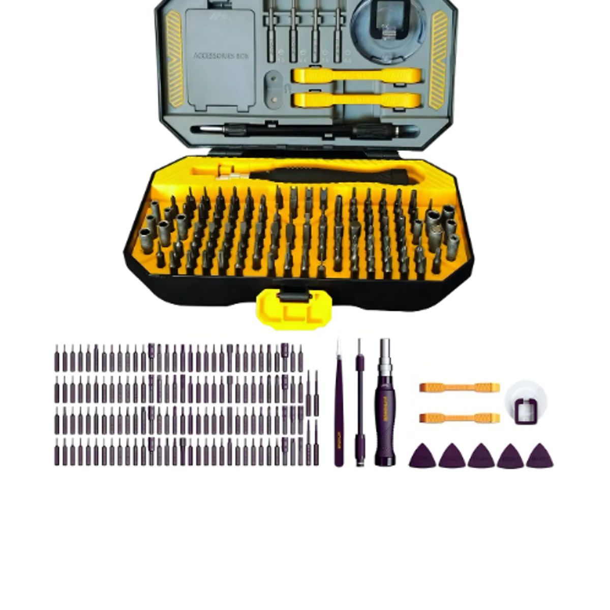 GENERICO - Juego Kit De Destornilladores Precision 145 En1 Desarmadores