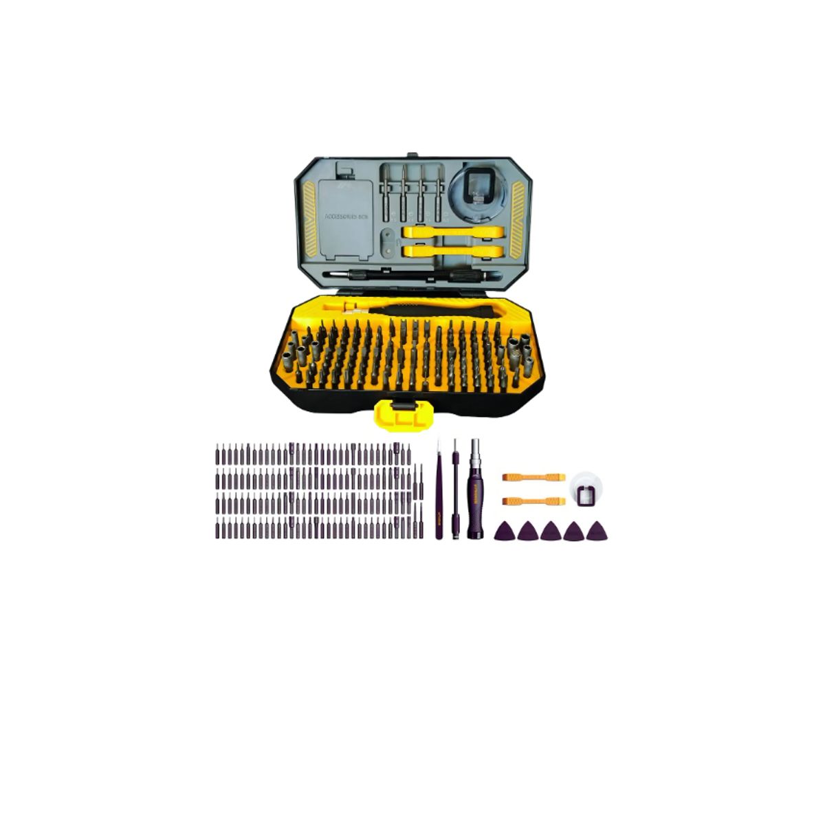 GENERICO - Juego Kit De Destornilladores Precision 145 En1 Desarmadores