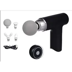 IRM - Masajeador Muscular Fascial Massage Gun Negro