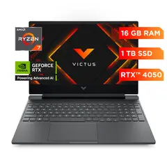 HP - Notebook Gamer Victus 15-fb3036la AMD Ryzen 7 16gb Ram 1tb Ssd RTX4050 6gb Windows 11 Home