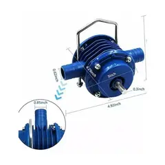 GENERICO - Bomba Agua De Taladro Manual Mini Autocebante Plástico