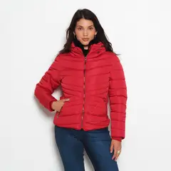 WADOS - PARKA MANGA LARGA CON CAPUCHA INTERNA Y PUNO EN COSTADO