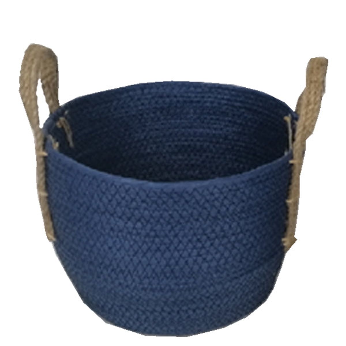 VGO - Canasto de Fibra Seagrass 29x28 cm. Natural