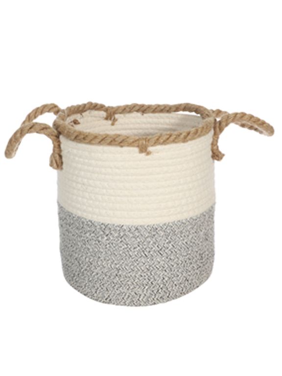 Canasto de Fibra Seagrass 34x28 cm. Natural