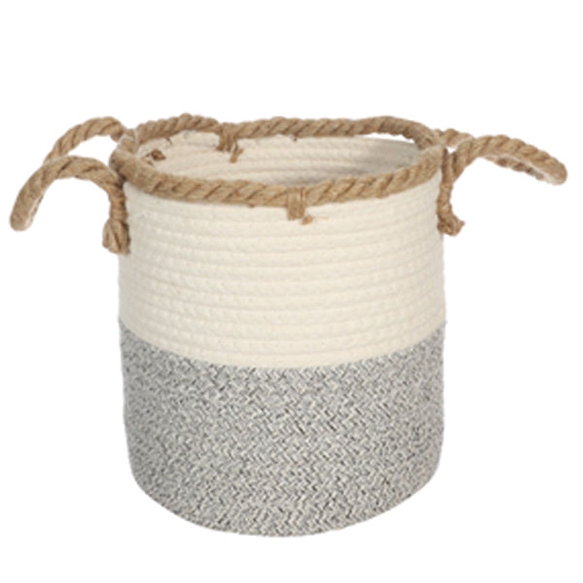 VGO - Canasto de Fibra Seagrass 34x28 cm. Natural