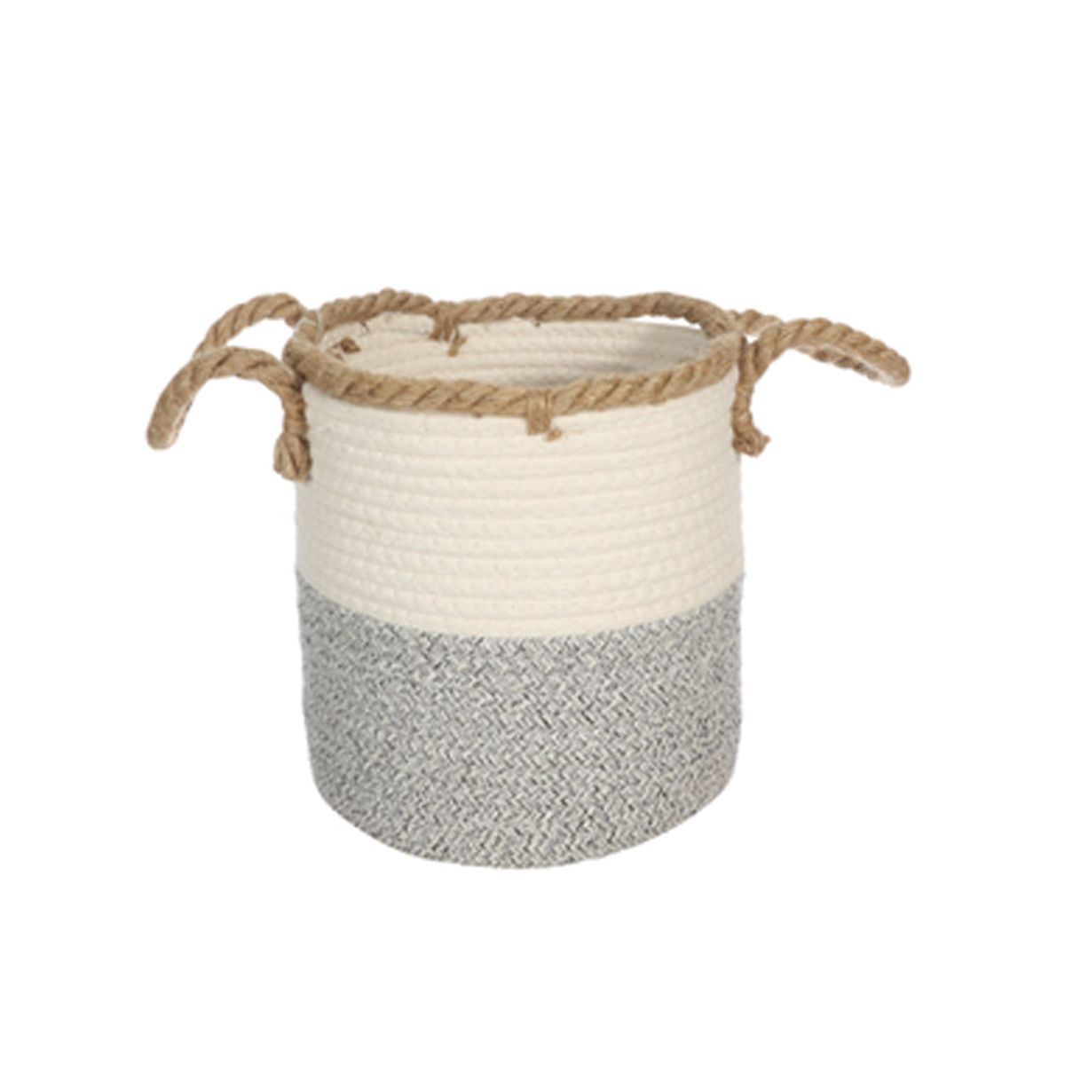 VGO - Canasto de Fibra Seagrass 34x28 cm. Natural