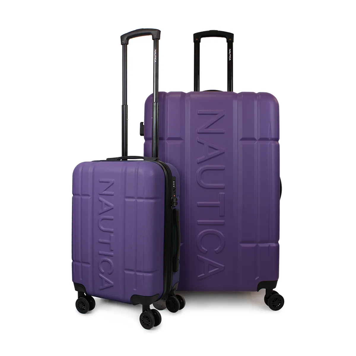 NAUTICA - Pack 2 maletas S+L Amsterdam 10kg y 23kg morada Nautica