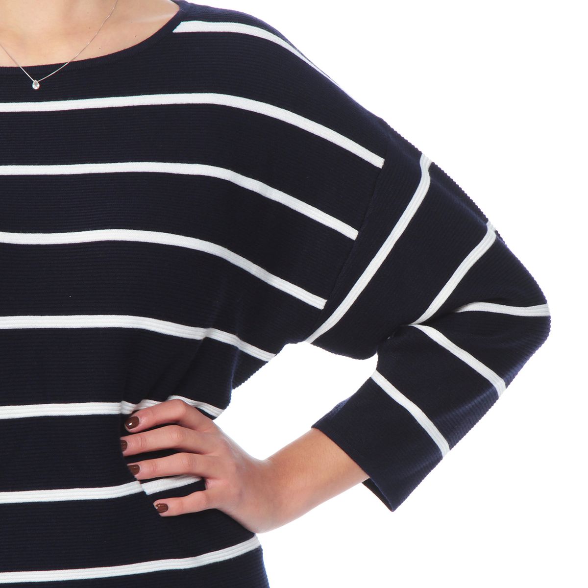 WADOS - SWEATER MANGA 34 LISTADO CUELLO BOTE