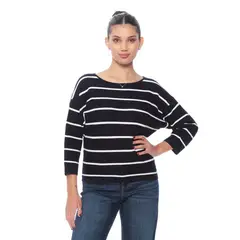 WADOS - SWEATER MANGA 34 LISTADO CUELLO BOTE