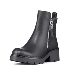 WEIDE - Botin Casual Mujer Eco Cuero Vintage Comodo ZS65