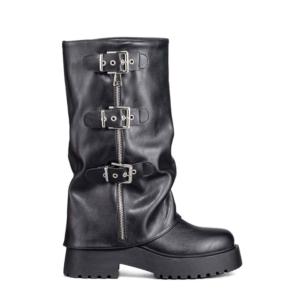 WEIDE - Botas Largas Casual Negro De Moda Mujer Weide RQ80