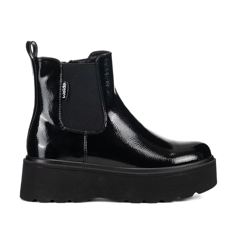 Botin Negro Casual Mujer ZS38