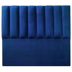 GENERICO - Respaldo Tubular al piso Felpa Azul Marino 1.5 Plazas