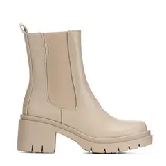 WEIDE - Botin Beige Casual Mujer ZS22