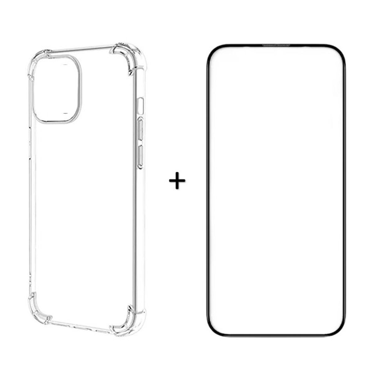 GENERICO - Kit Carcasa Antigolpes + Lamina 21d iPhone 16 Pro Max