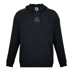 KAPPA - Polerón Hombre Negro Deportivo