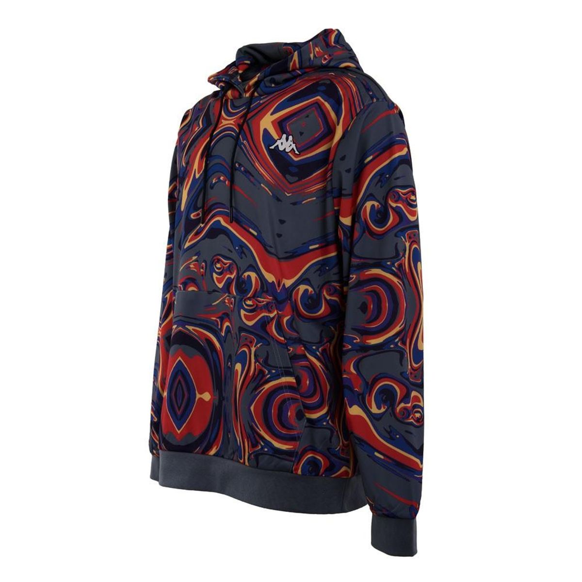 KAPPA - Polerón Hombre Hoodie Liquid Grey Multi Confort