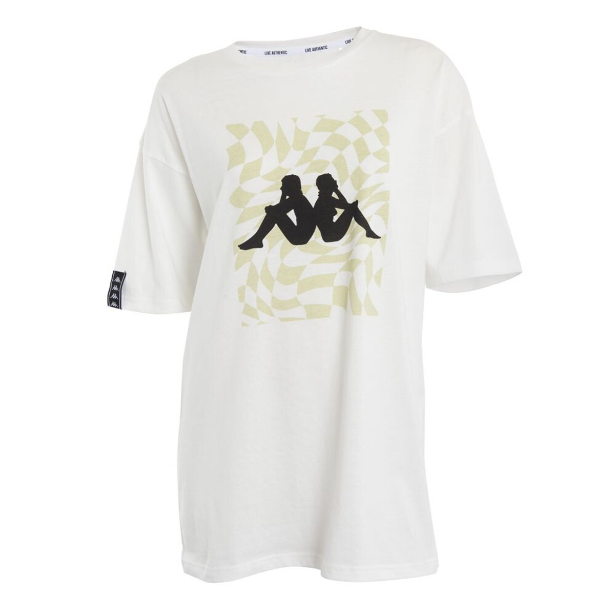 KAPPA - Polera Mujer Kappa Beige Deportiva Confort