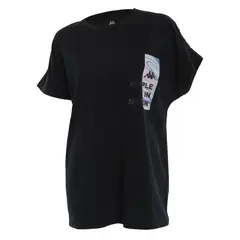 KAPPA - Polera Mujer Negro Urbana Deportiva