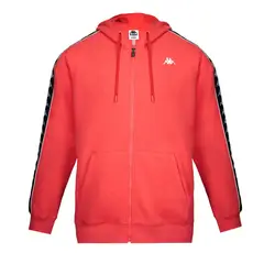 KAPPA - Polerón Hombre Deportivo Rojo
