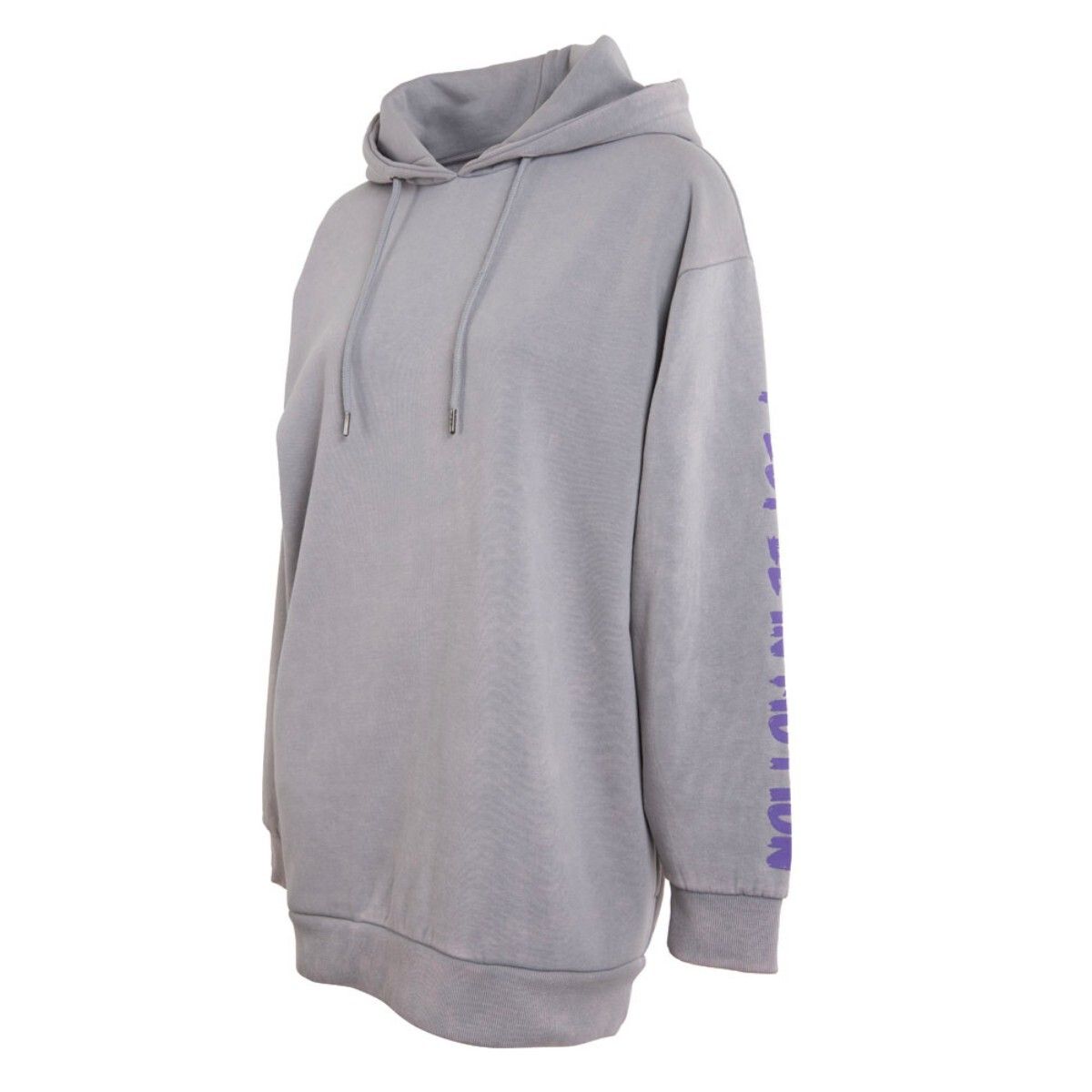 KAPPA - Poleron Largo De Mujer Kappa Hoodie K Gris