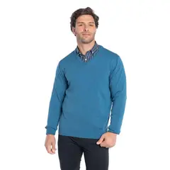 TRUVAL - Sweater Cuello V Hombre
