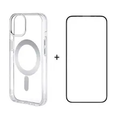 GENERICO - Kit Carcasa Magnetica + Lamina Para iPhone 16 Pro Max