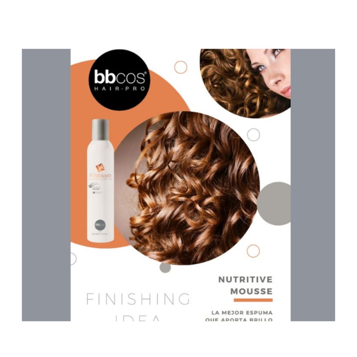 BBCOS - Mousse Fijador y moldeador kristalevo nutritivo 300ml