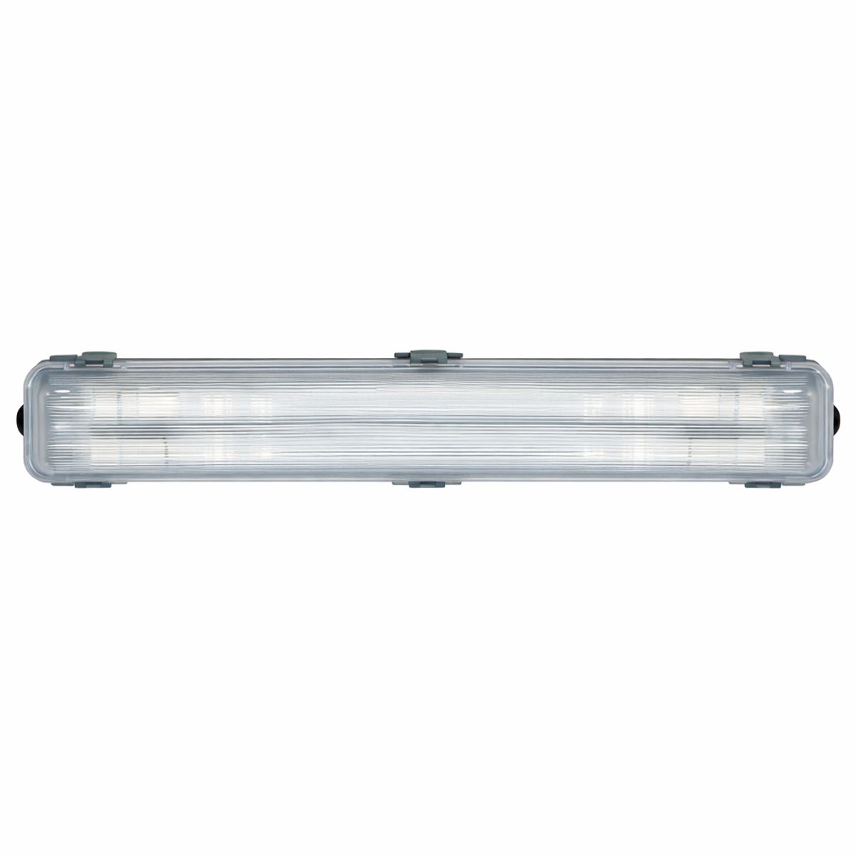 MEGABRIGHT - Hermético Estanco LED 2x18W, 120cms, 6000K incluye tubos