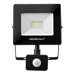 MEGABRIGHT - Proyector LED 10W Telco Flat Pro 6000K Con SENSOR