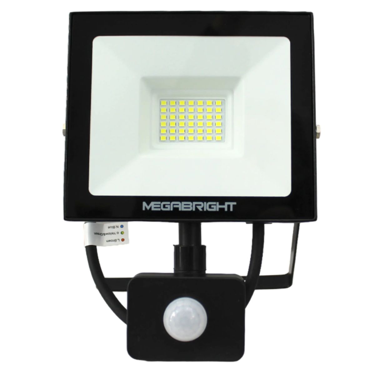 MEGABRIGHT - Proyector LED 20W Telco Flat Pro 6000K Con SENSOR