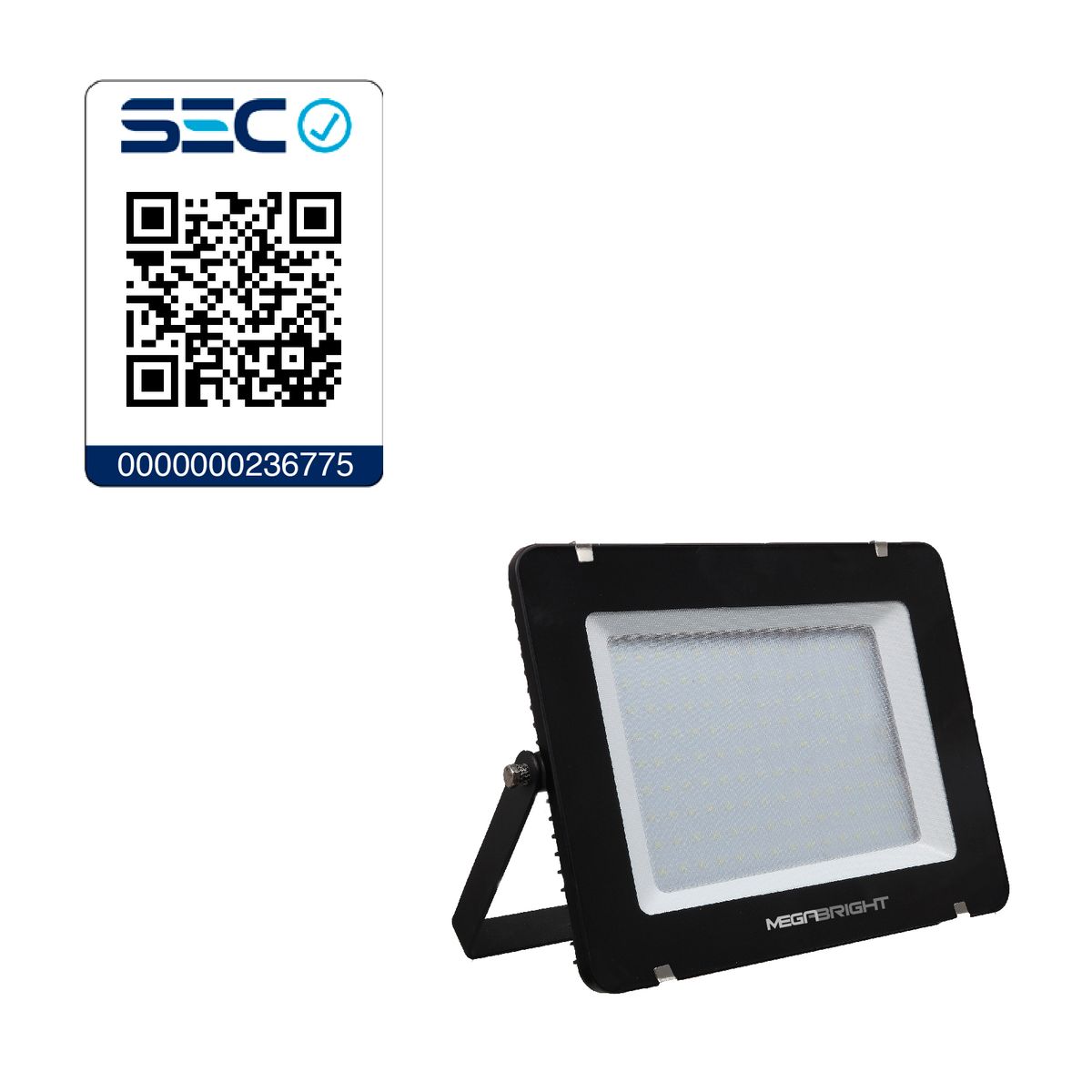 MEGABRIGHT - Proyector LED 200W Telco Flat Pro 6000K