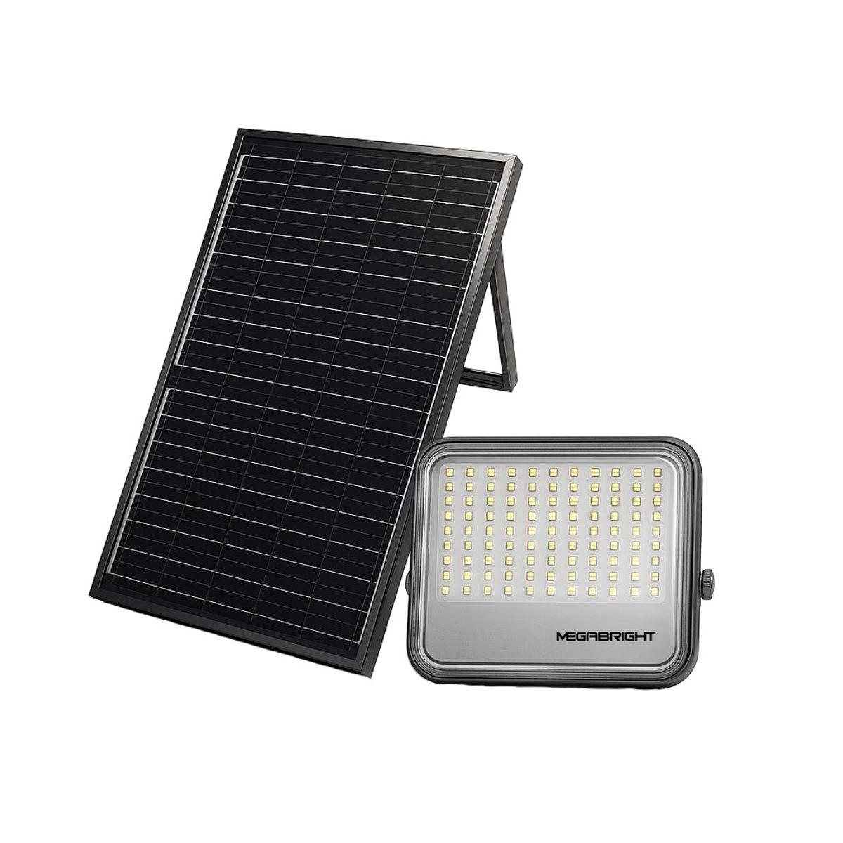 MEGABRIGHT - Proyector LED Solar 300W Megabright incluye panel