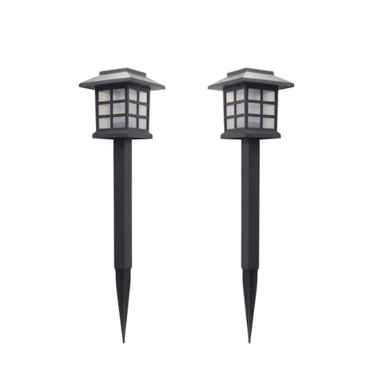 MEGABRIGHT - Estaca Solar LED Megabright Lantem set 2 unid 6000K