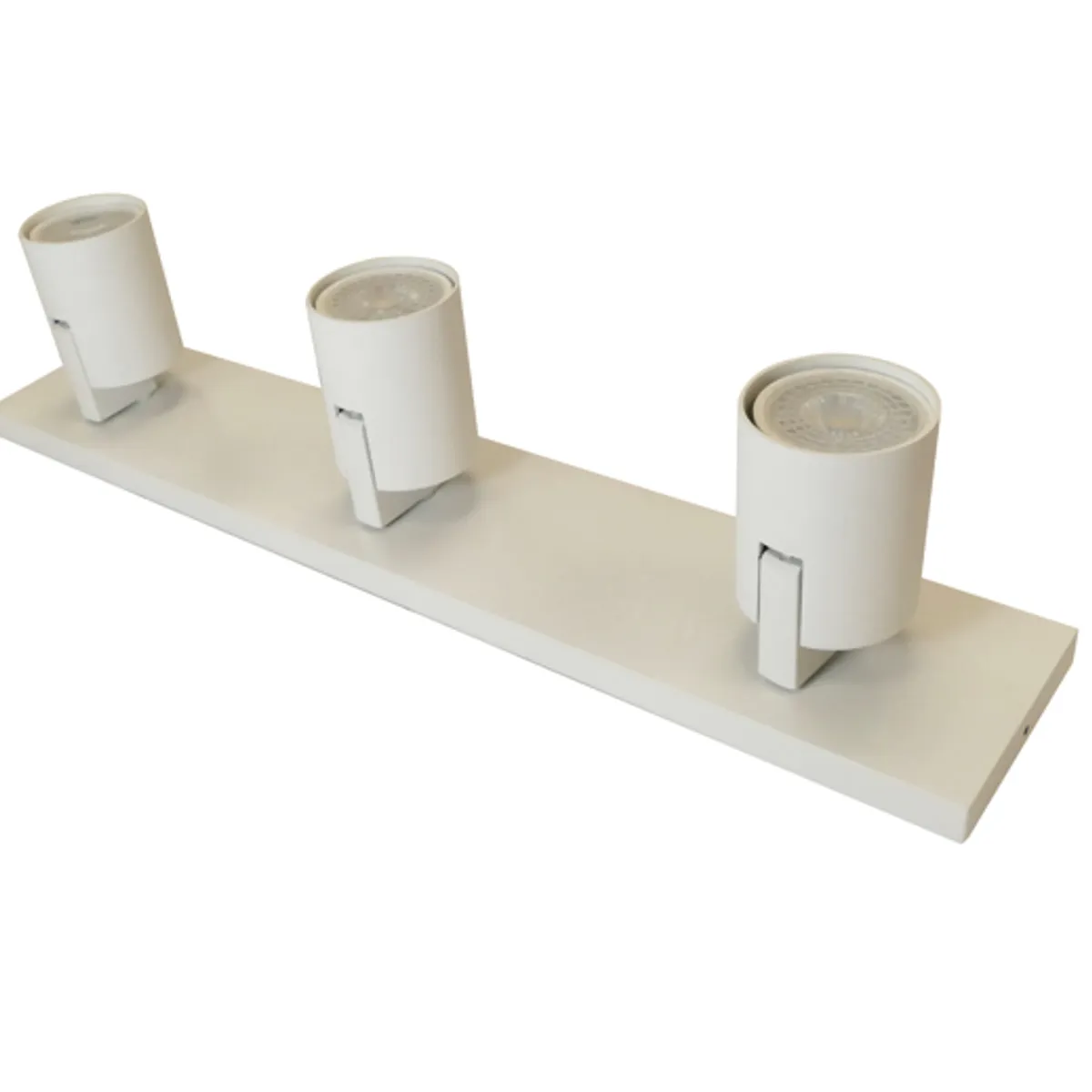 MEGABRIGHT - BARRA SOBREPUESTA  TRIPLE GU-10 BLANCO MATE P3