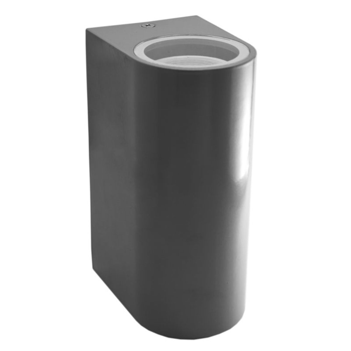 MEGABRIGHT - APLIQUE CILINDRO EXT GU-10 LUZ DIRIND IP54 GRIS