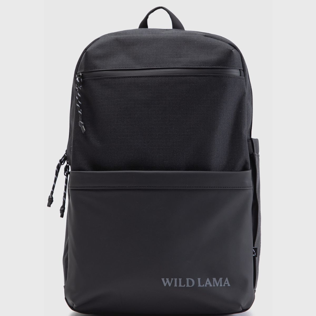 WILD LAMA - Mochila Reciclada Negra Wild Lama